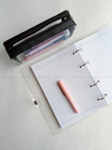 جامدادی حجمی شفاف - مشکی