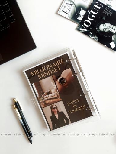 کلاسور شفاف طرح مدیر مالی 