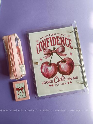 کلاسور شفاف طرح چری ـ کد 1