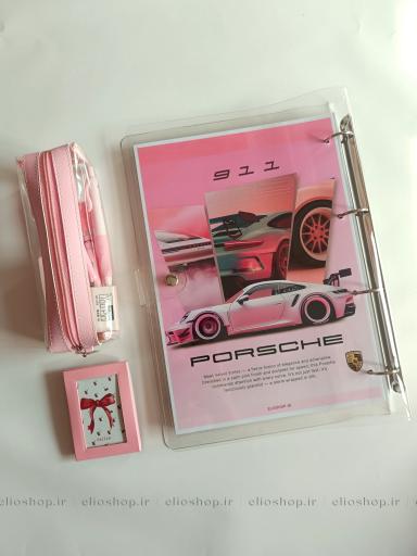 کلاسور شفاف طرح ماشین